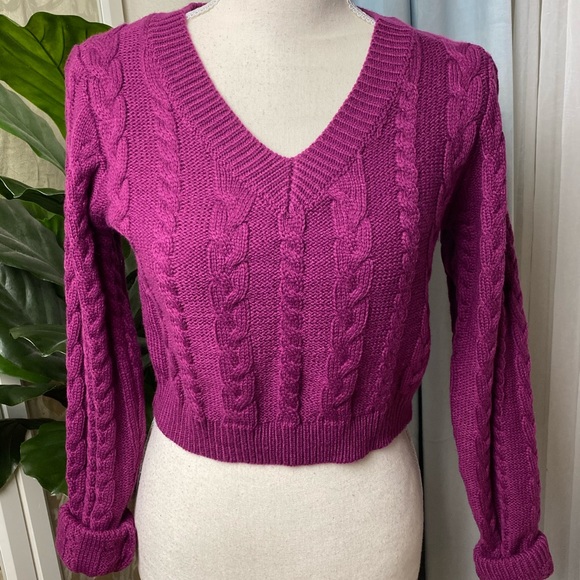 NWT FASHION NOVA PLUM SWEATER SKIRT SET! - Picture 2 of 8